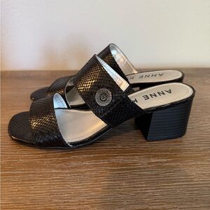 Anne Klein Black Women's Sandals size 8